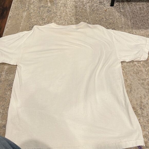 Vintage Y2K Liquid Blue Paper Skulls Reaper 2011 Tee Shirt size L in GUc - Picture 11 of 11